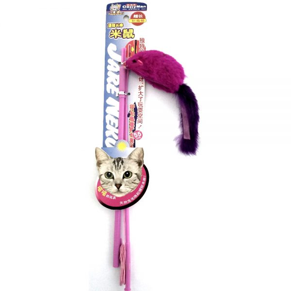 1592480428601-Z3901 CattyMan Cat Stick Toy-Mouse